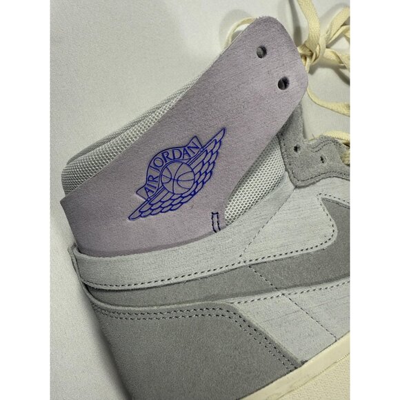 New Nike Air Jordan 1 Zoom CMFT 2 Shoes Womens Size 12 Grey High Top Suede - Picture 6 of 11